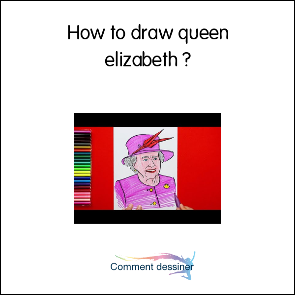 How to draw queen elizabeth